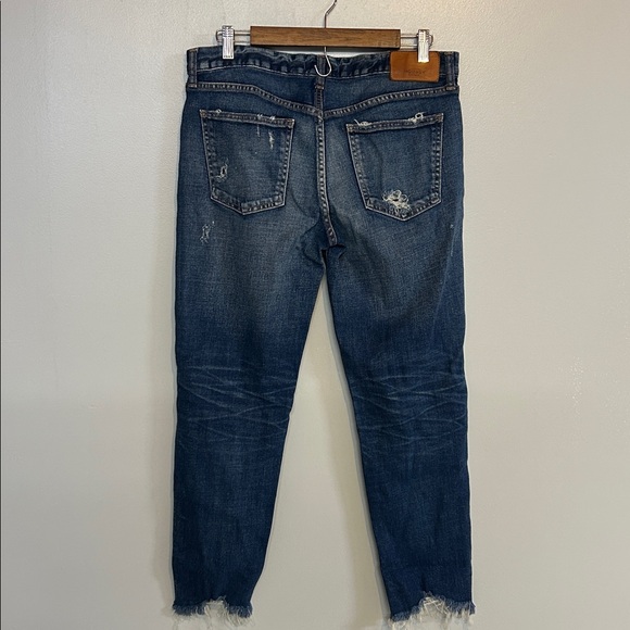 MOUSSY Vintage Comfort Glendele Skinny Jean Distressed Raw Hem Size 29 - Picture 4 of 5